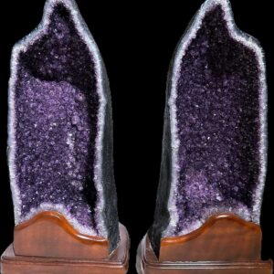 Amethyst Geode Cave Pair 10